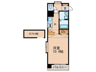 グリム覚王山の物件間取画像